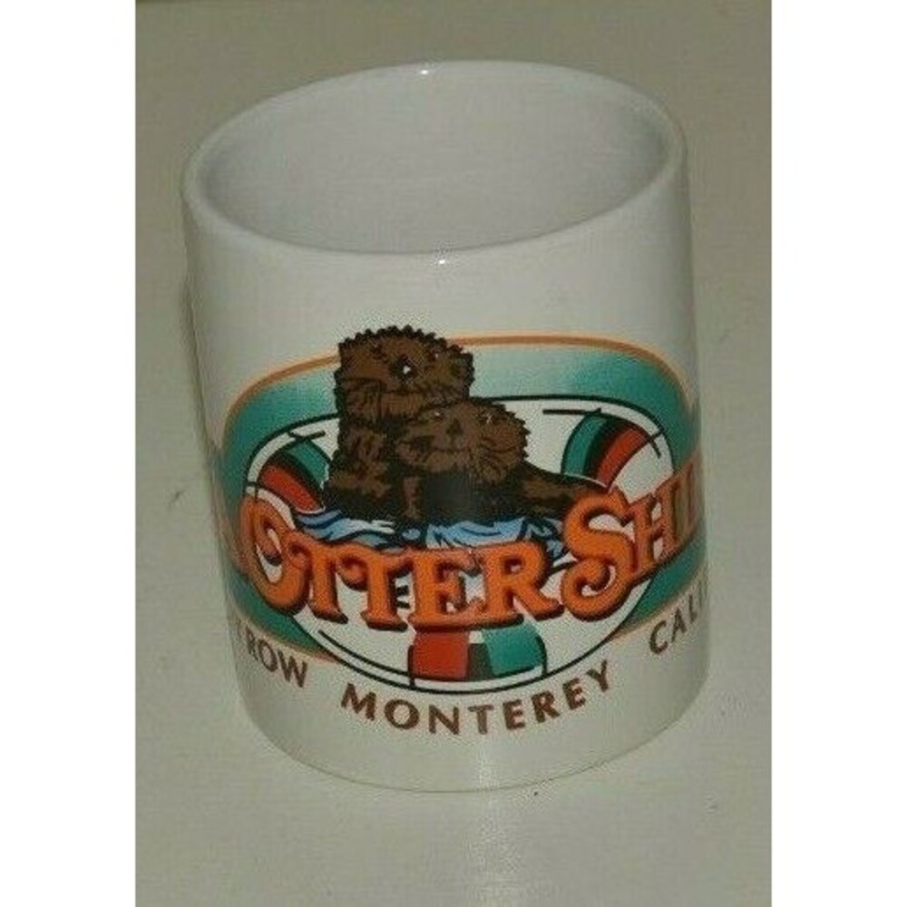Nice Sea Otter Cannery Row MONTEREY California Coffee Mug RARE